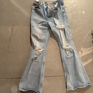 Levi's Light Blue Flare Jeans